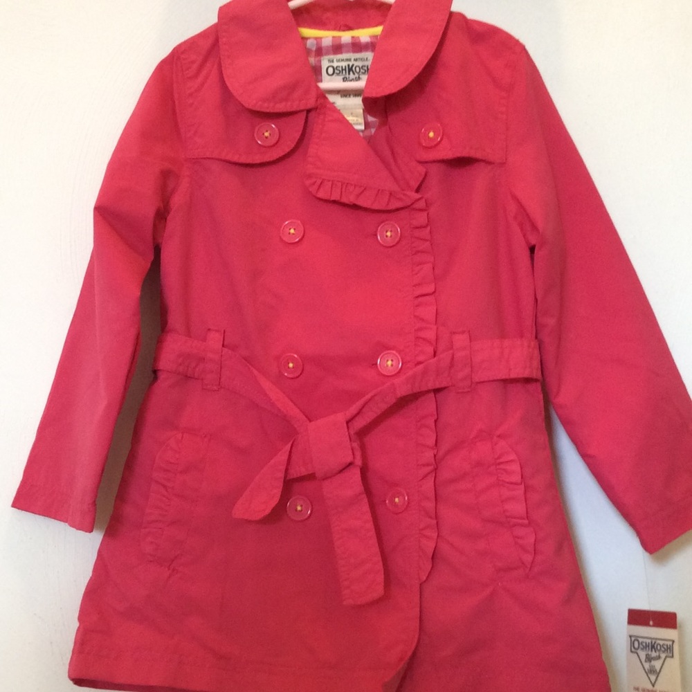 OshKosh B'Gosh Girls Size 6 Trench Coat
